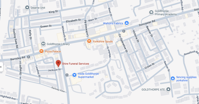 Shire Funeral Services Map